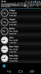 clocks around the world