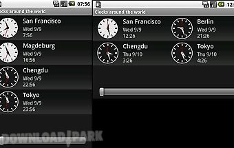 Clocks around the world