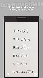 mathway - math problem solver