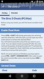 the sims 3 cheats for android
