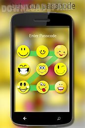 emoji and smiley lock screen