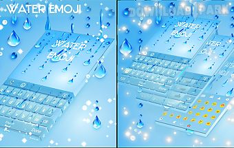 Water theme for emoji keyboard