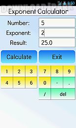 exponent calculator