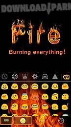 fire theme for emoji keyboard
