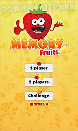 fruits games - exercise memory
