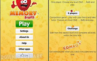 Fruits games - exercise memory