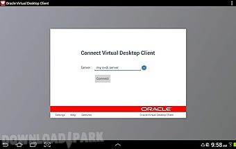 Oracle virtual desktop client