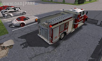 fire truck parking hd