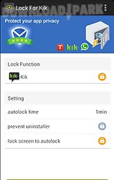 lock for kik