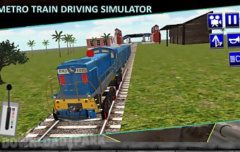 Metro train driving simulator