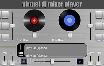 Virtual dj mixer player