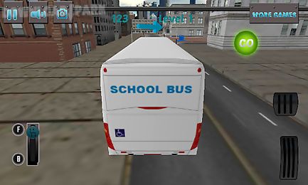 3d school bus driving