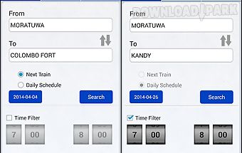 Sri lanka train schedule