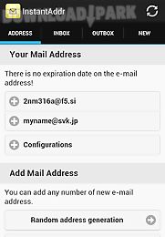 instant email address