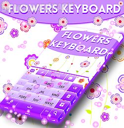 flowers keyboard theme
