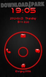 go locker theme red tech