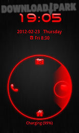 go locker theme red tech