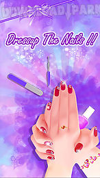 princess nail dress up salon