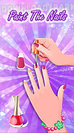 princess nail dress up salon