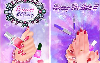 Princess nail dress up salon