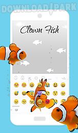 clown fish animated keyboard