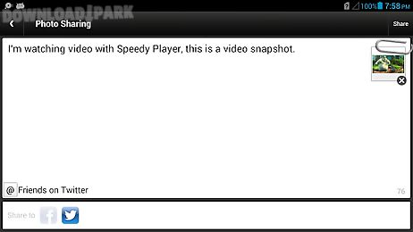 speedy video player