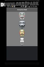 anonymous mask photo maker cam