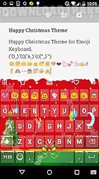 merry christmas emoji keyboard