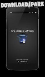 shake to lock/unlock