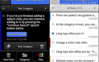 Listnote speech-to-text notes