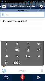 write sms by voice