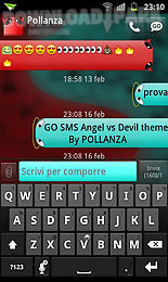 go sms angel vs devil theme