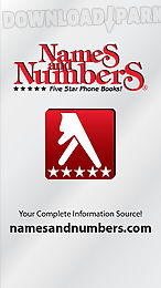 names and numbers yellow pages