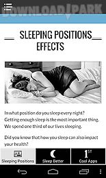 sleep positions health effects