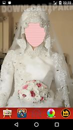 bridal hijab photo montage