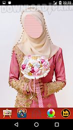 bridal hijab photo montage