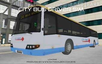City bus driver sim