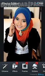 hijab woman photo montage