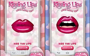 Kissing lips true love test