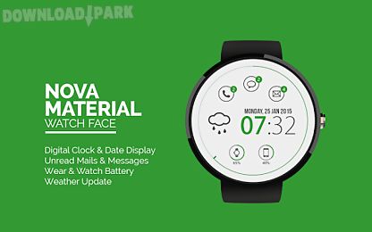 nova material watch face -free