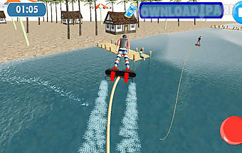 Flyboard simulator water dive