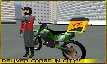 modern bike cargo delivery 3d