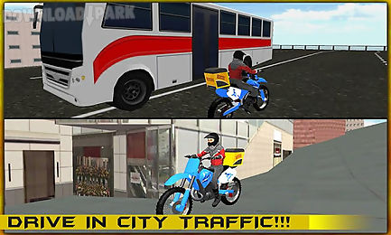 modern bike cargo delivery 3d