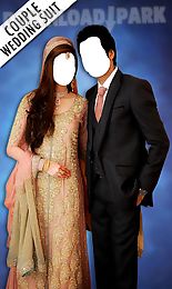 couple photo wedding suit