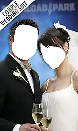 couple photo wedding suit