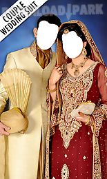 couple photo wedding suit