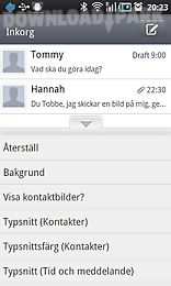 go sms pro swedish language pa