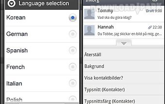Go sms pro swedish language pa