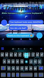 transparent keyboard theme