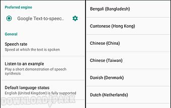 Google text-to-speech
